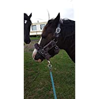 Equipride Super suave y esponjoso cuello extra cómodo- forro de visón sintético- gris oscuro (Pony pequeño)